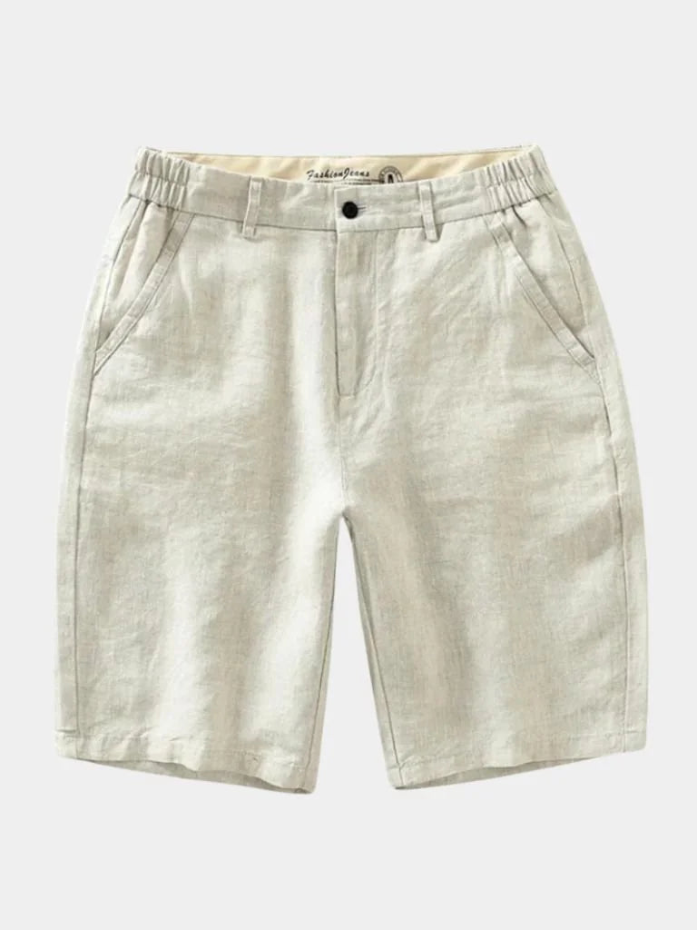 Bleu Horizon Linen Shorts | Savile & Co.