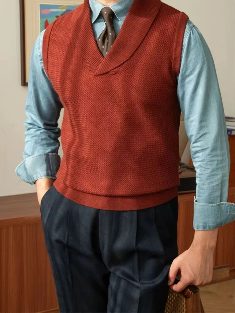British Knit Vest Waistcoat | Savile & Co.