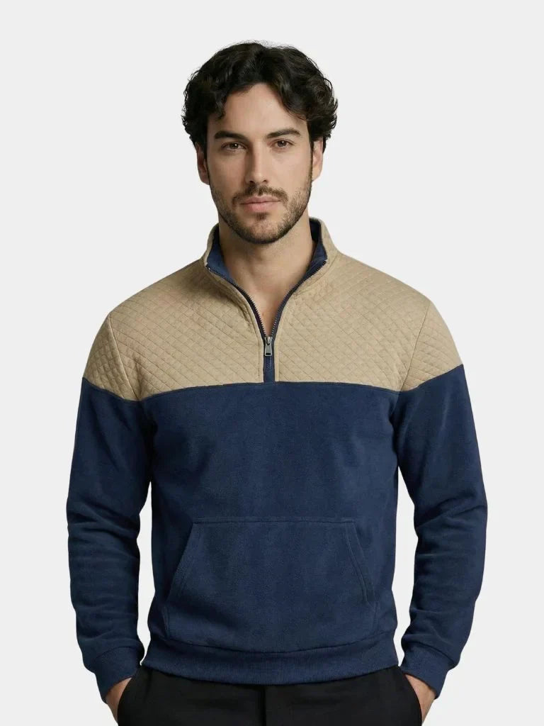 Cambridge Dual-Tone Winter Pullover | Savile & Co.