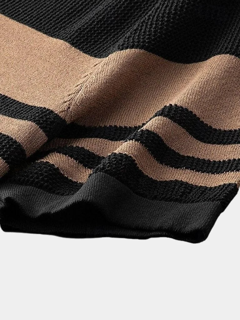 Caramel Lineage Polo | Savile & Co.