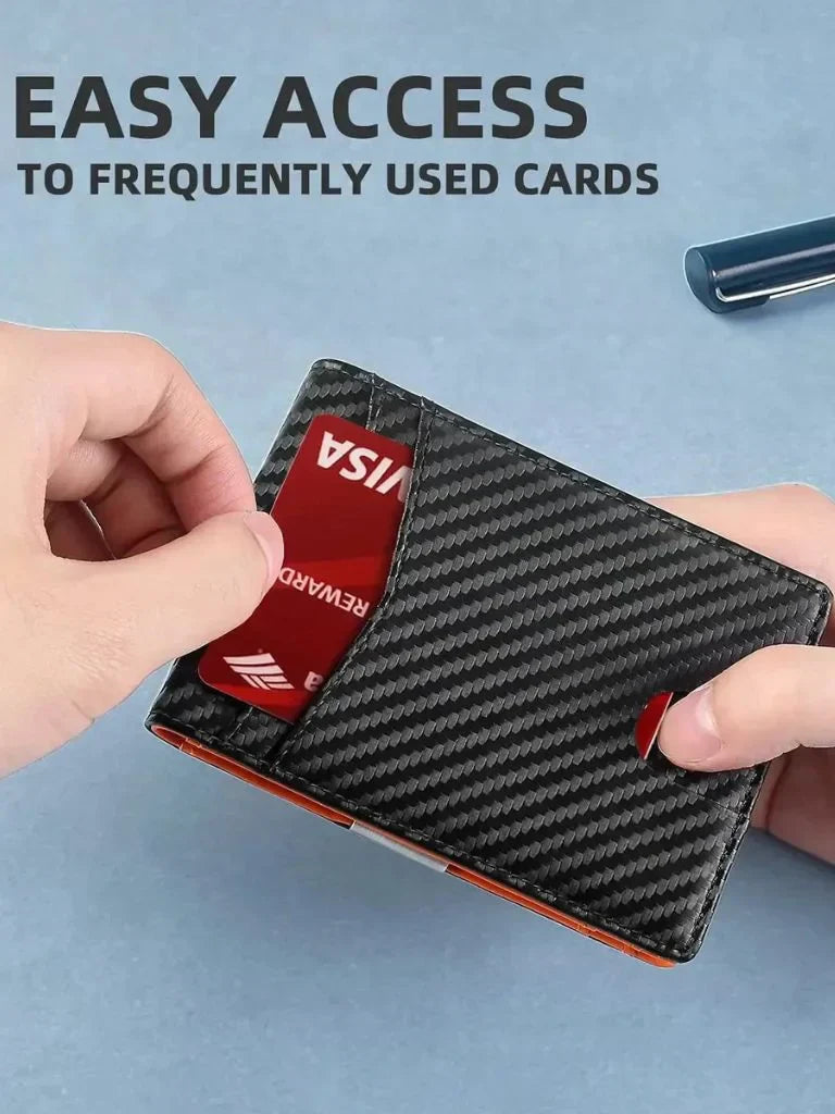 Carbon Fiber Anti RFID Minimalist Wallet | Savile & Co.