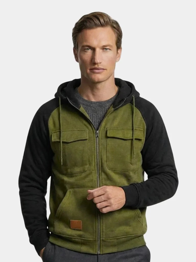 Cargo Trek Zip Hoodie | Savile & Co.