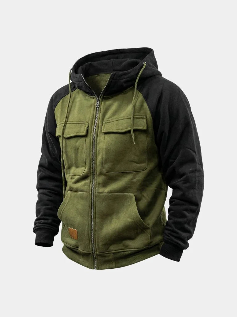 Cargo Trek Zip Hoodie | Savile & Co.