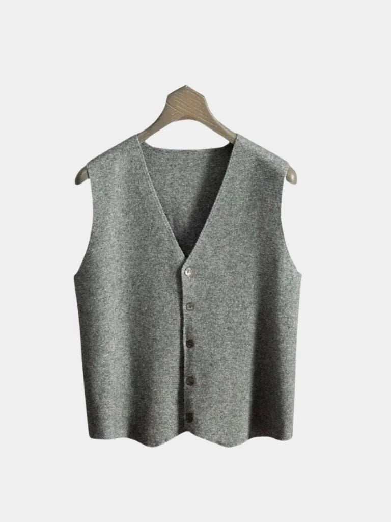 Cashmere Cardigan Vest | Savile & Co.