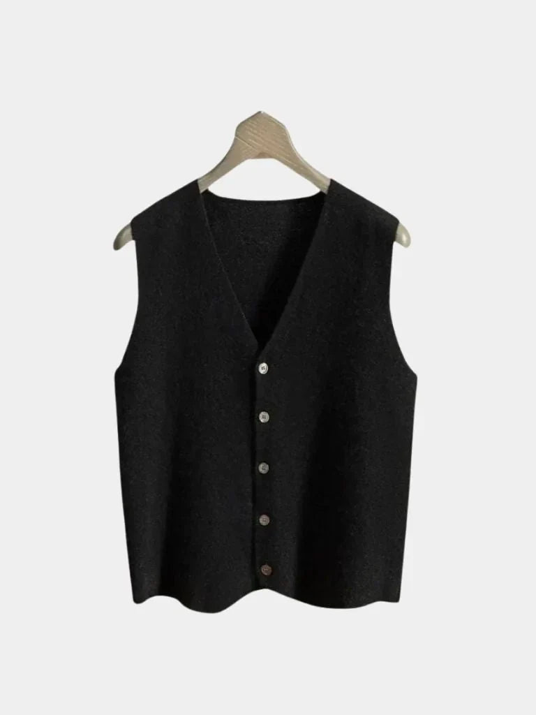 Cashmere Cardigan Vest | Savile & Co.