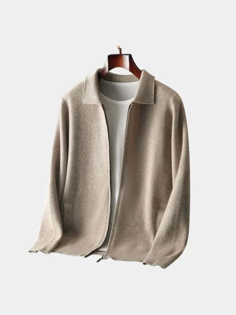 Cashmere Heritage Knit Jacket | Savile & Co.