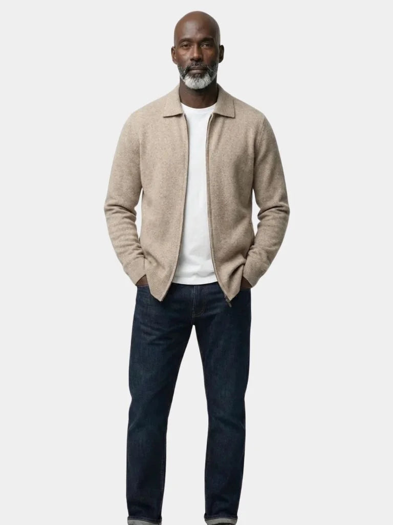 Cashmere Heritage Knit Jacket | Savile & Co.