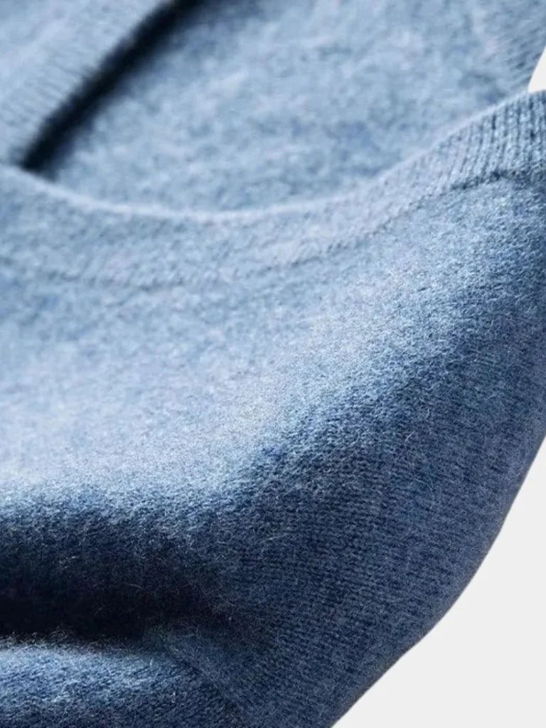 Cashmere V Neck Knitwear Sweater | Savile & Co.