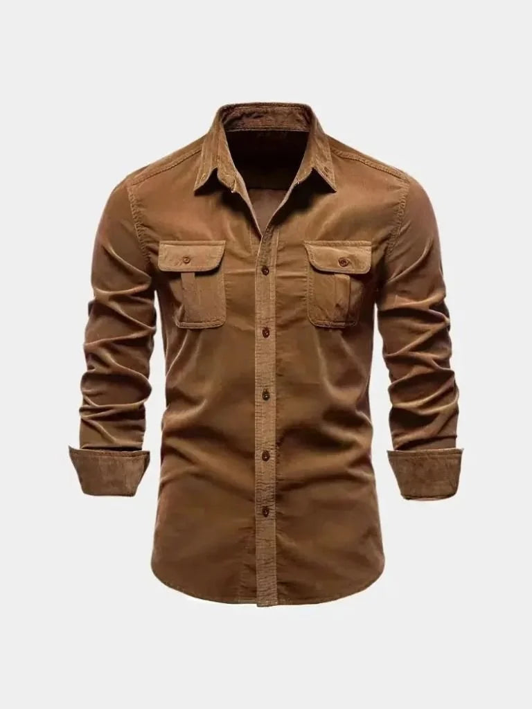 Casual Business Corduroy Shirt | Savile & Co.
