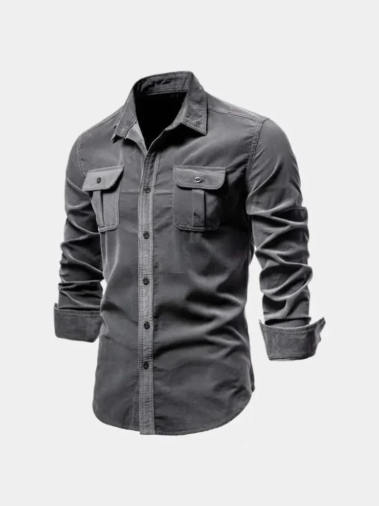Casual Business Corduroy Shirt | Savile & Co.