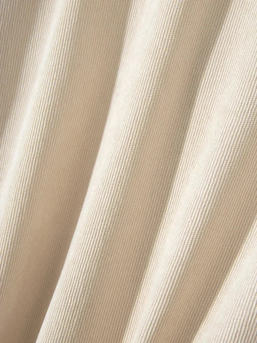 Casual Solid Corduroy Shirt | Savile & Co.