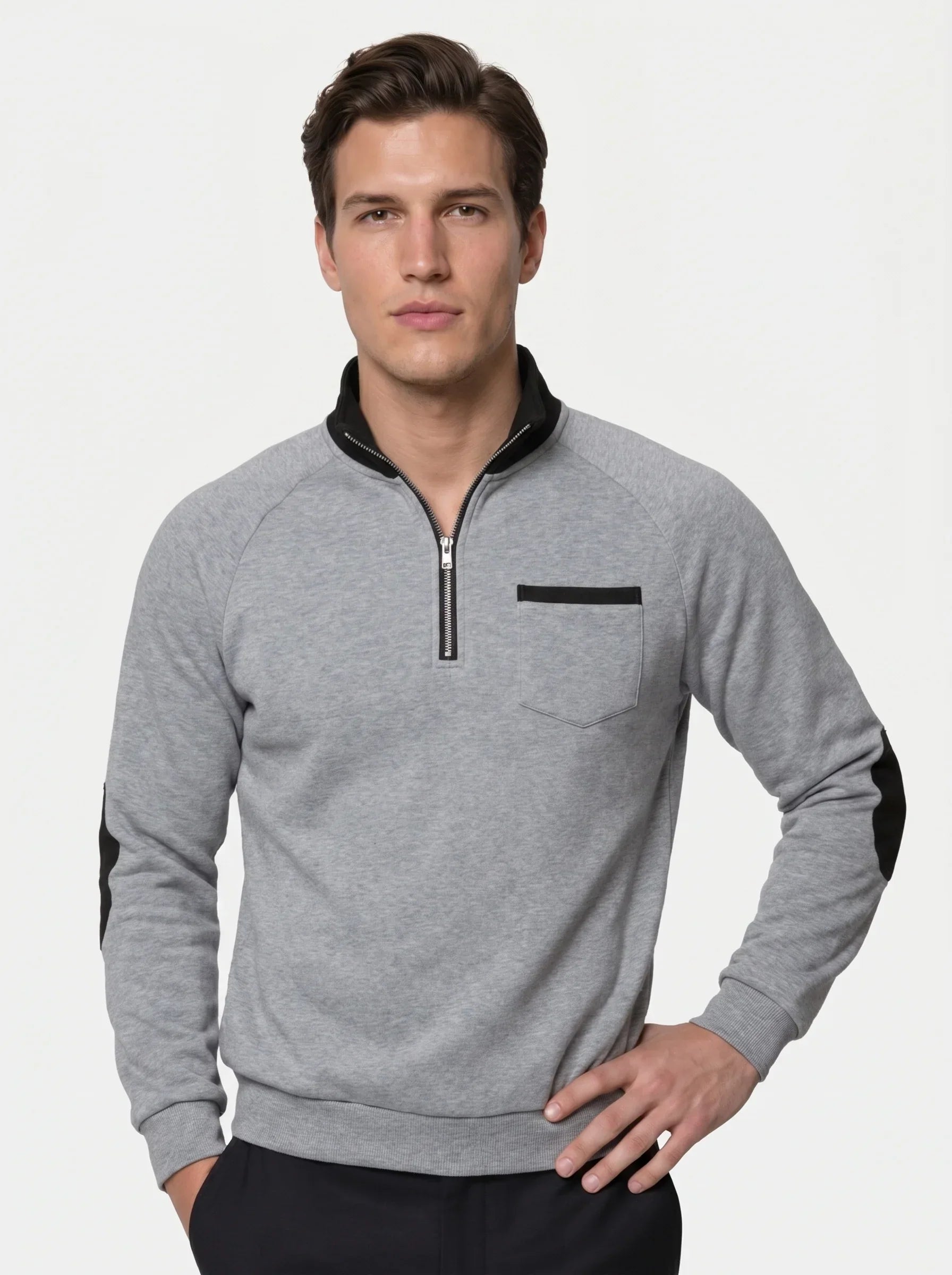 Classic Academy High Collar Pullover | Savile & Co.
