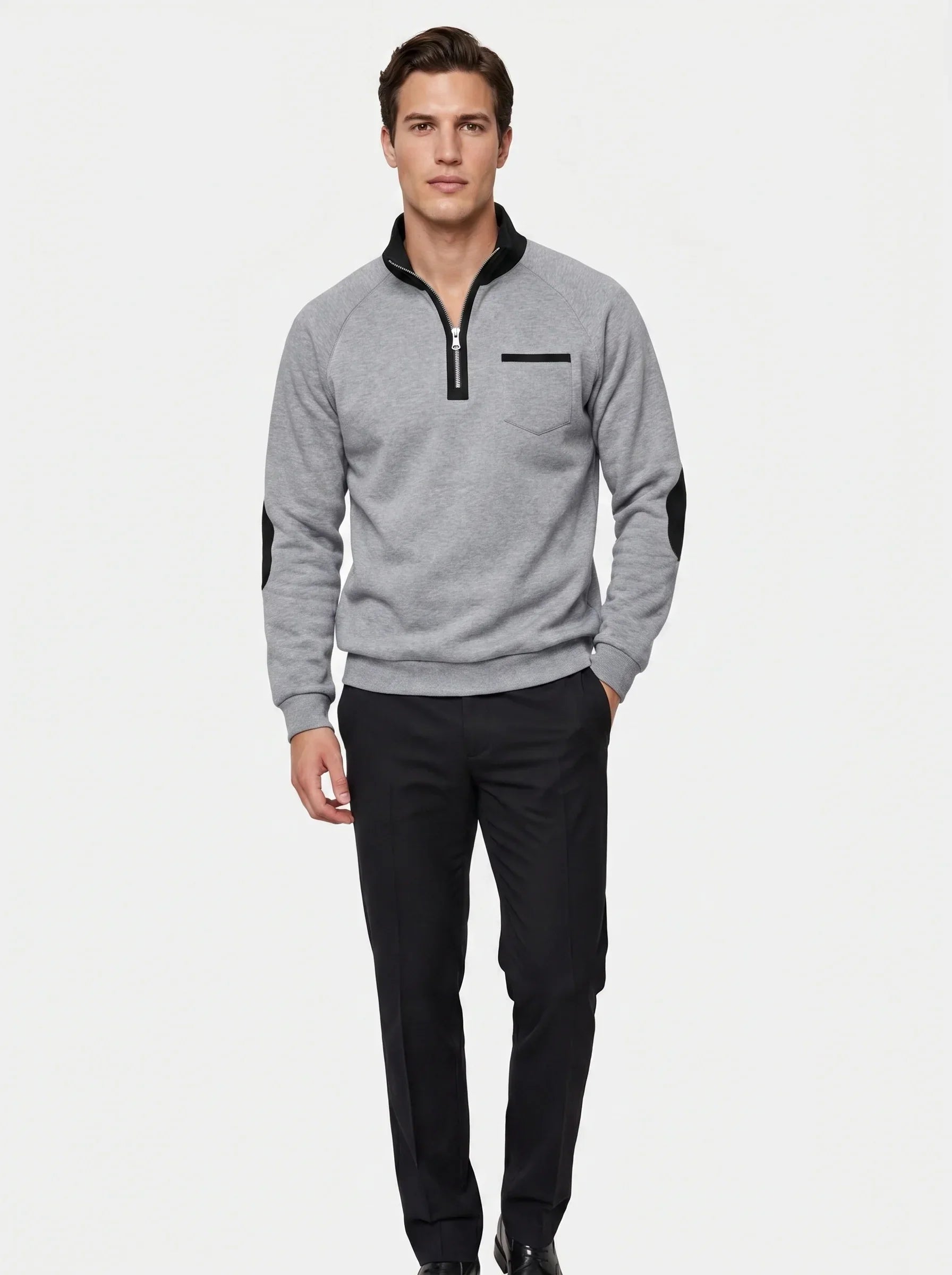 Classic Academy High Collar Pullover | Savile & Co.