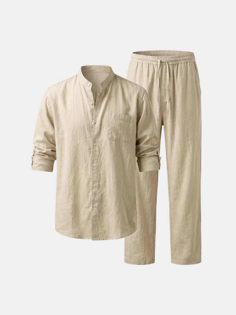 Classic Collar Relaxed Set | Savile & Co.