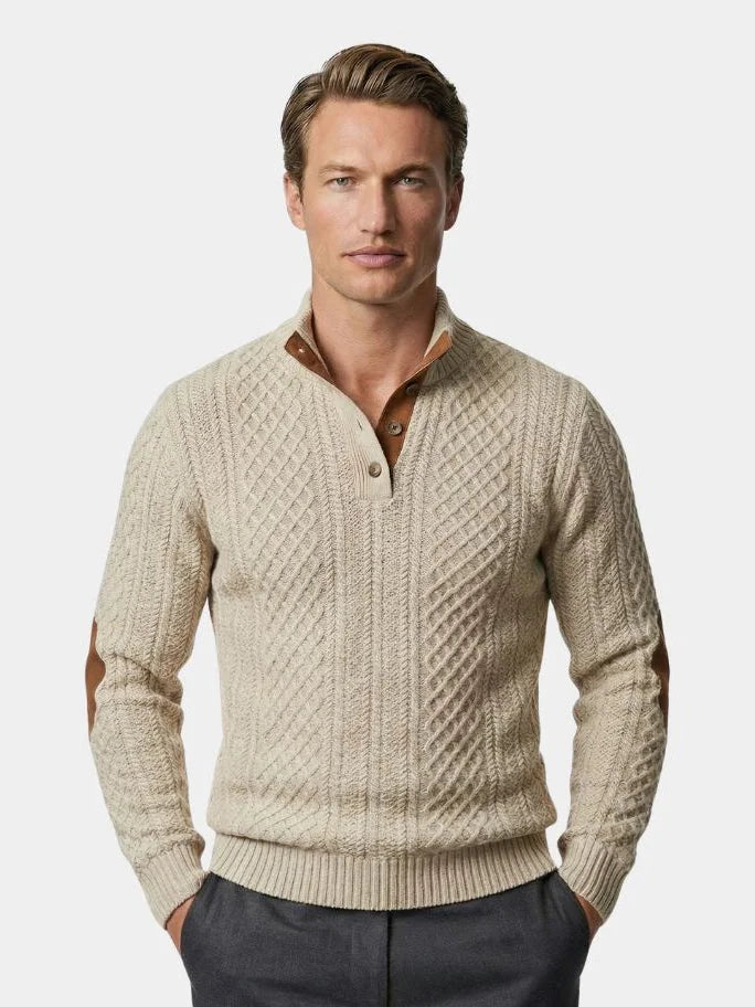 Classic High Collar Pullover | Savile & Co.