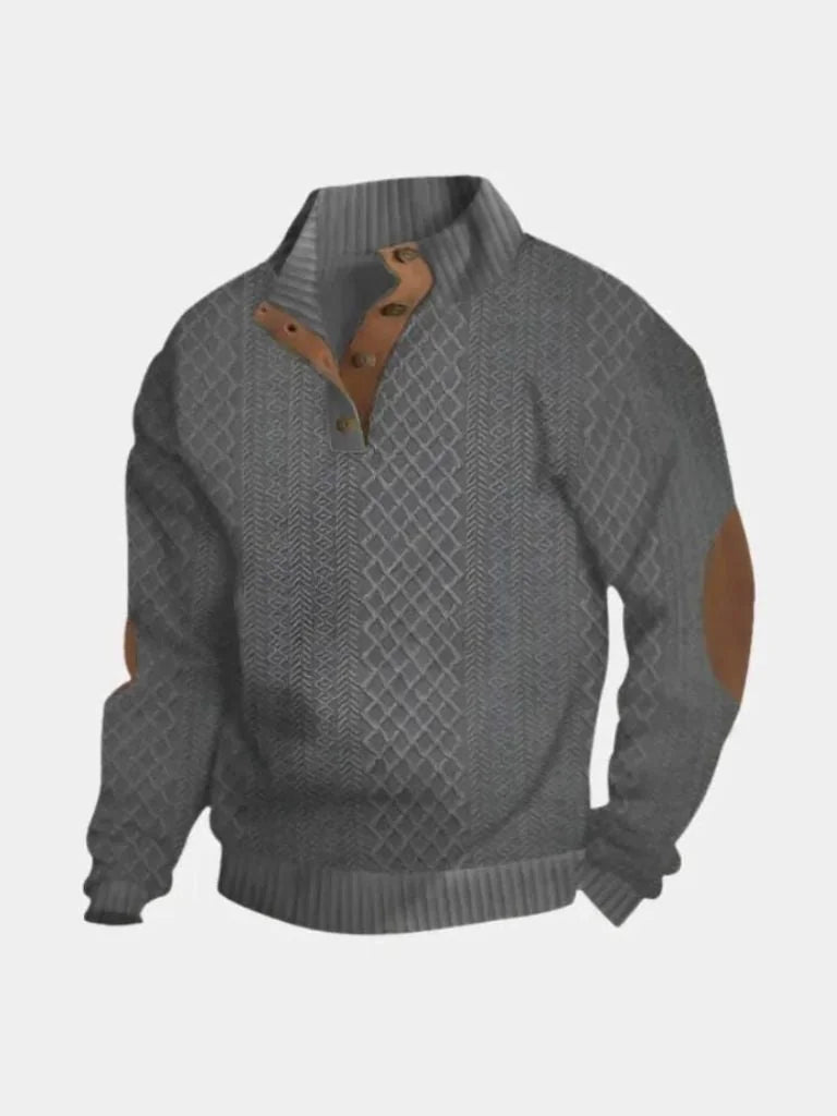 Classic High Collar Pullover | Savile & Co.