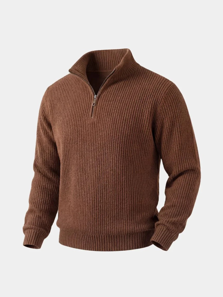 Classic Highland Quarter-Zip Sweater | Savile & Co.