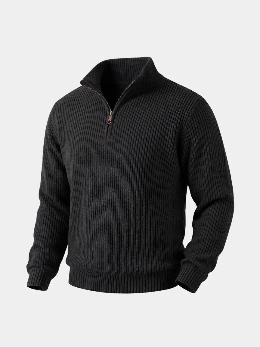 Classic Highland Quarter-Zip Sweater | Savile & Co.