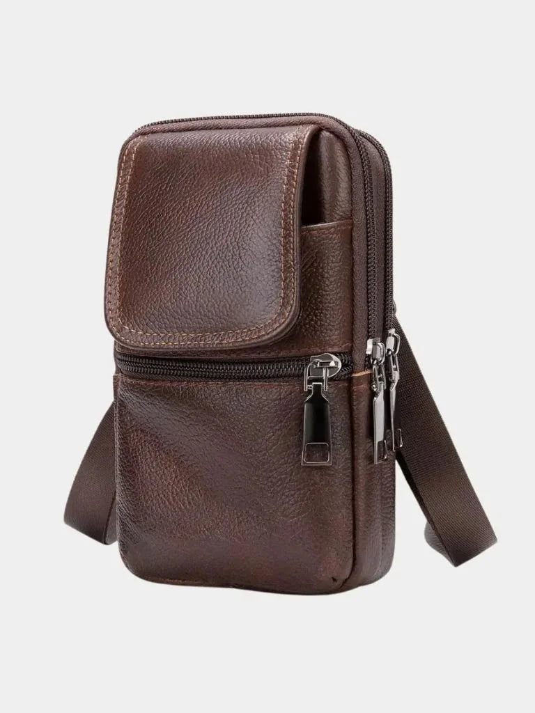 Compact Voyager Shoulder Bag | Savile & Co.