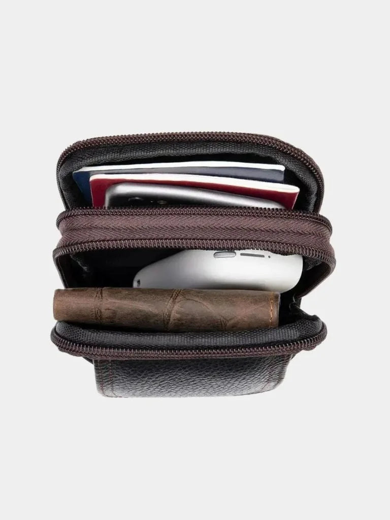 Compact Voyager Shoulder Bag | Savile & Co.