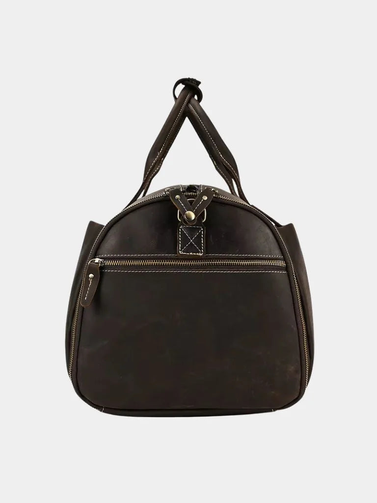 Continental Weekender Leather Travel Bag | Savile & Co.