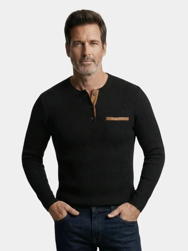 Corduroy Long Sleeve T-Shirt | Savile & Co.