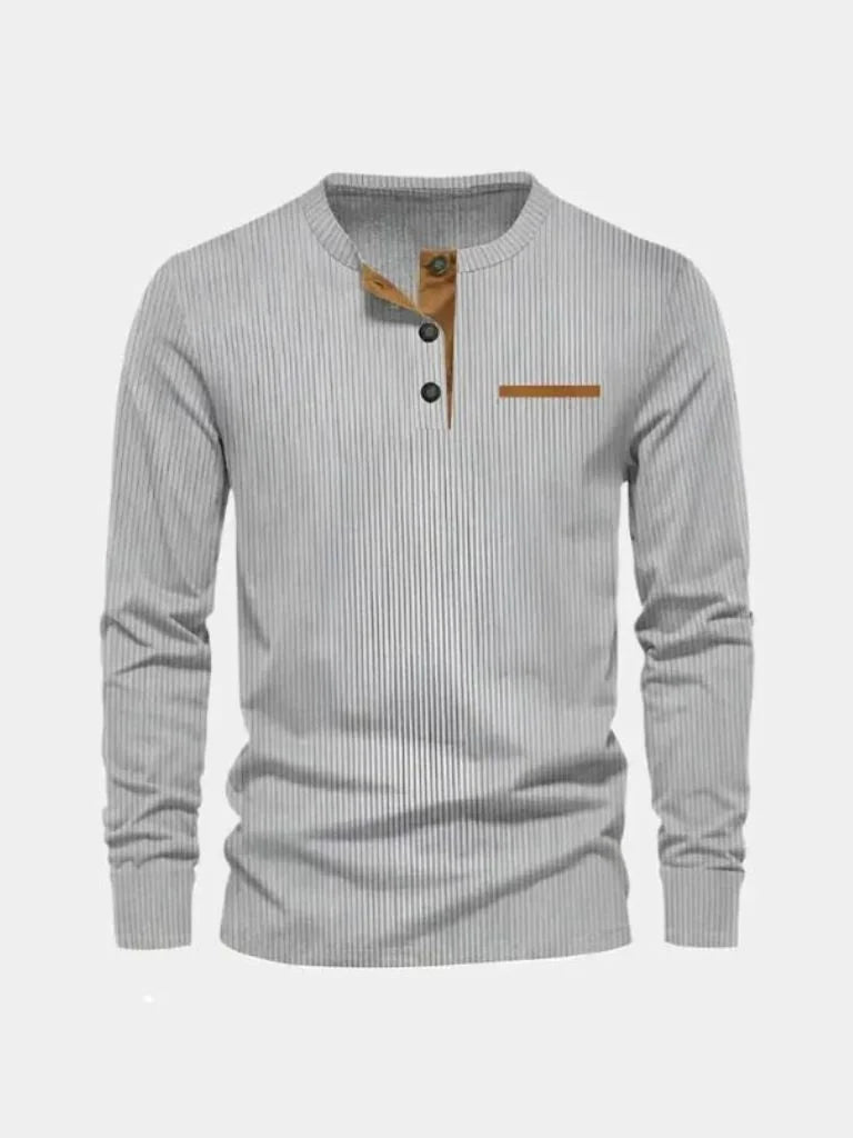 Corduroy Long Sleeve T-Shirt | Savile & Co.