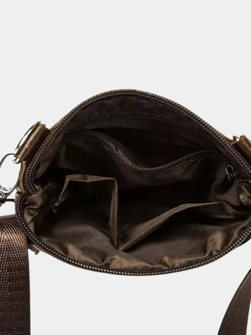 Crossbody Leather Shoulder Bag | Savile & Co.