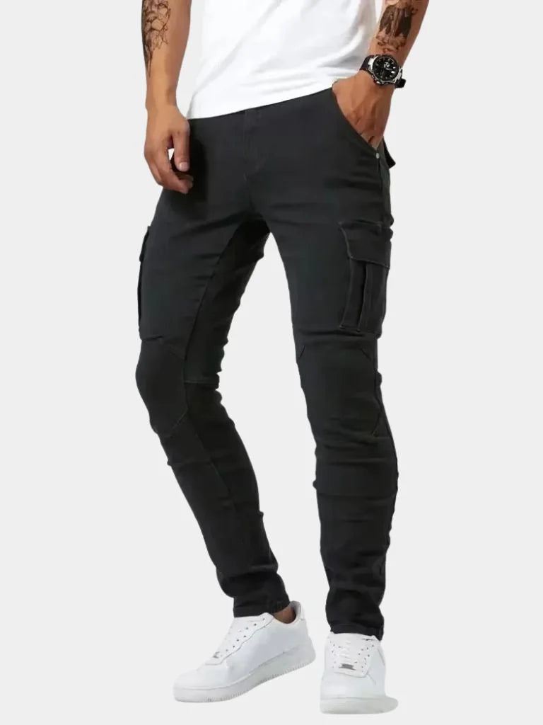 Denim Jeans Cargo Trousers | Savile & Co.
