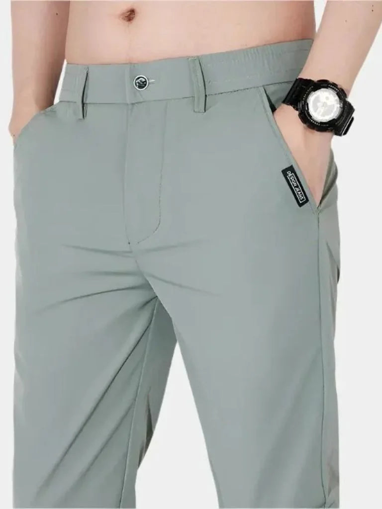 Essencial Stretch Trousers - New Elastic Waist | Savile & Co.