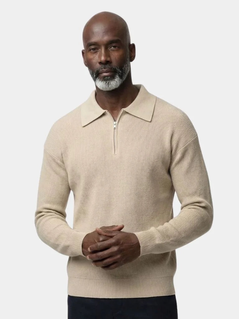 Essential Half Zip Pullover Sweater | Savile & Co.