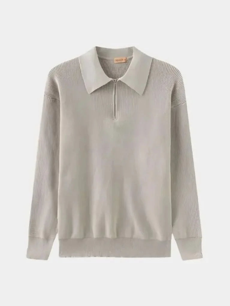 Essential Half Zip Pullover Sweater | Savile & Co.