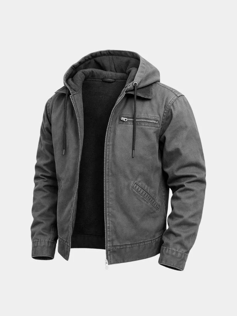 Essential Hooded Work Jacket | Savile & Co.