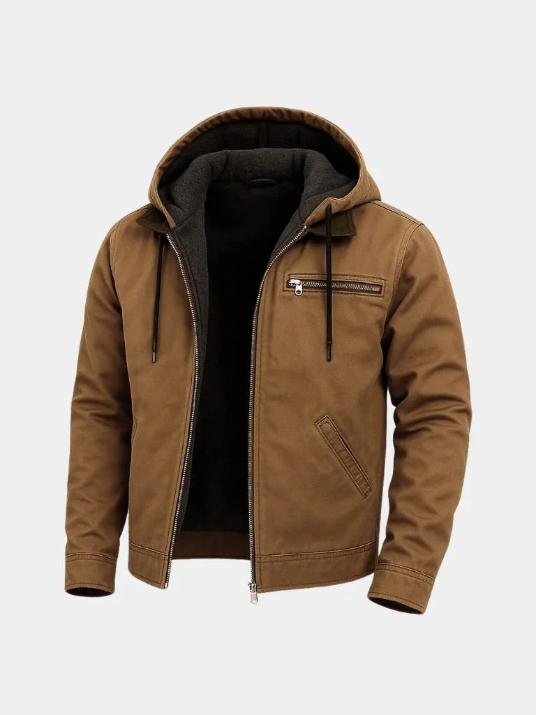 Essential Hooded Work Jacket | Savile & Co.