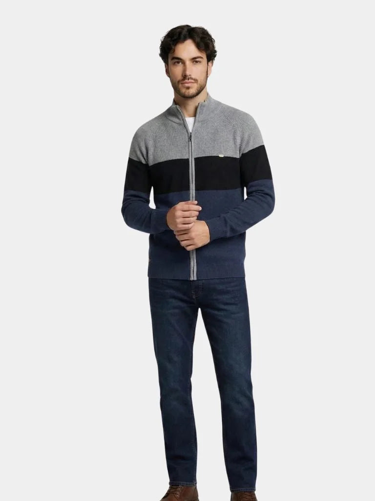 Essential Knit Zipper Sweater | Savile & Co.