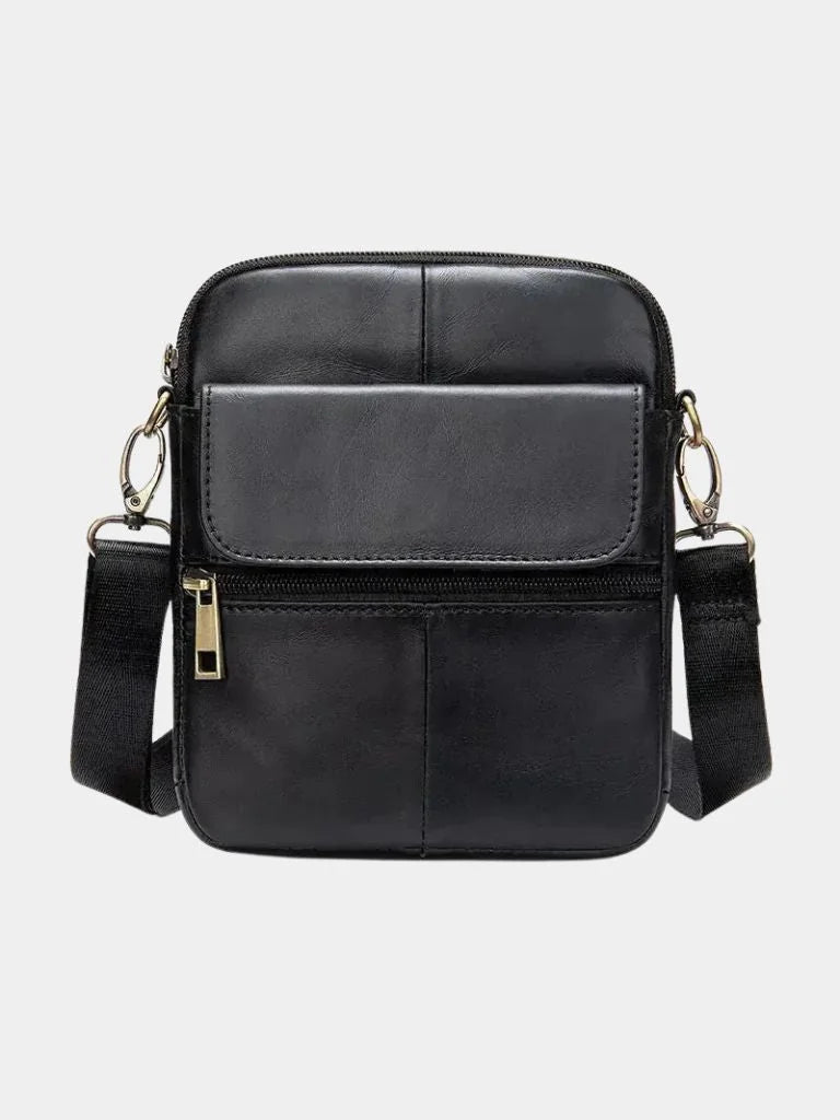 Essential Leather Shoulder Bag | Savile & Co.
