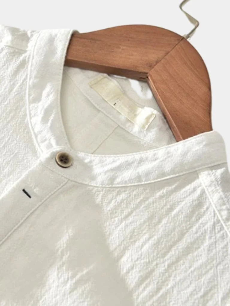 Essential Short Sleeve Linen Shirt | Savile & Co.