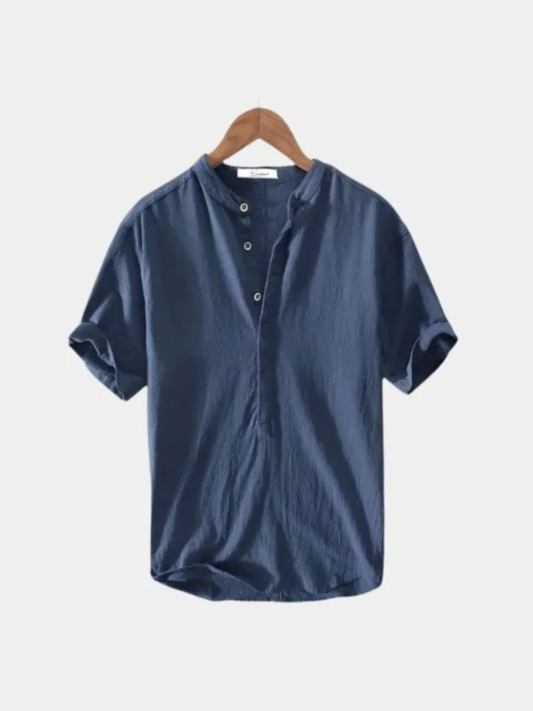 Essential Short Sleeve Linen Shirt | Savile & Co.