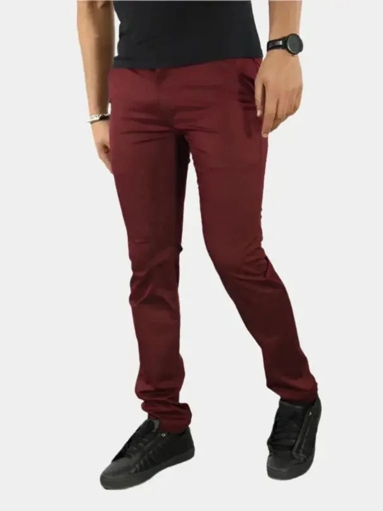 Essential Slim Fit Straight Trousers | Savile & Co.