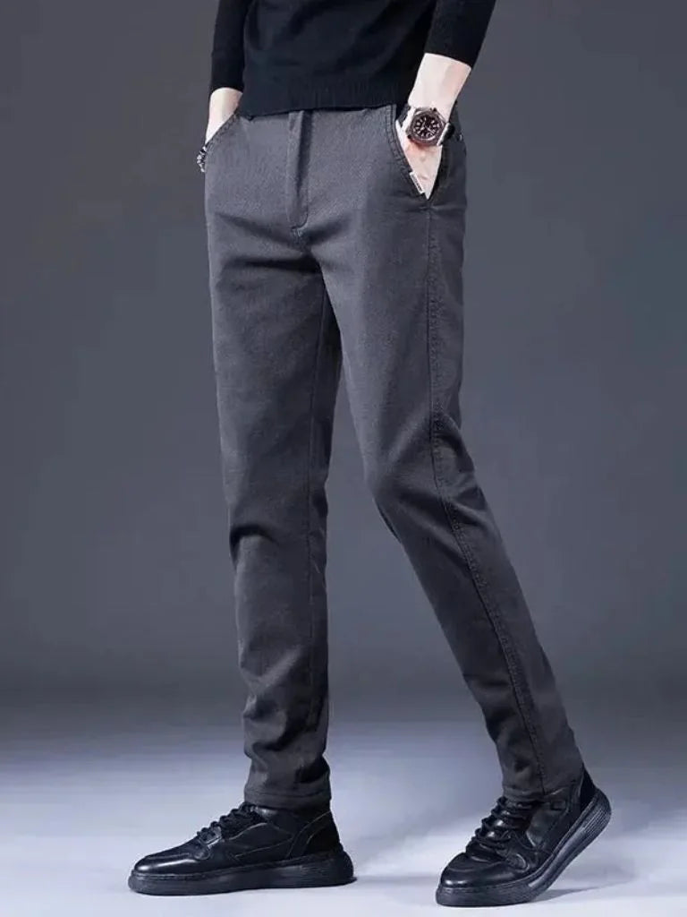 Essential Stretchy Straight Trousers | Savile & Co.