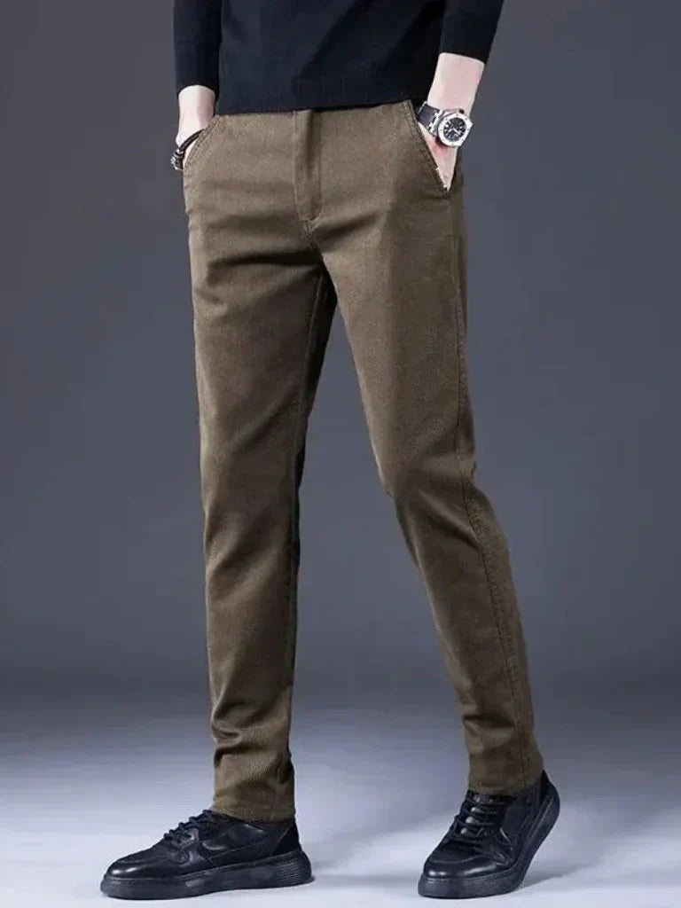 Essential Stretchy Straight Trousers | Savile & Co.