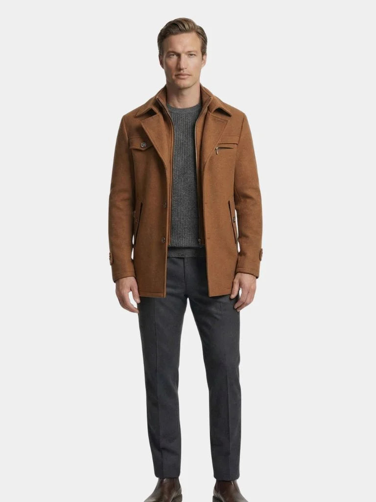 Essential Wool Blend Coat | Savile & Co.