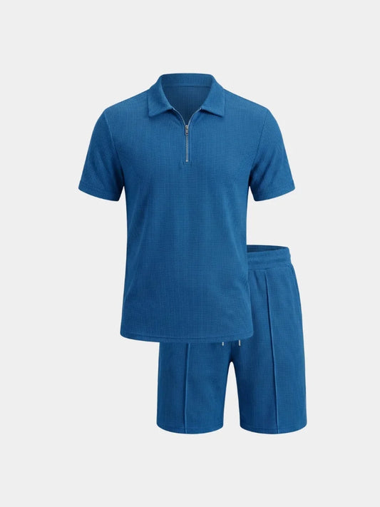 Garrison Grid-Sleeve Set | Savile & Co.