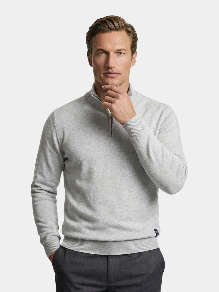 Half Zip Knitwear Pullover Sweater | Savile & Co.