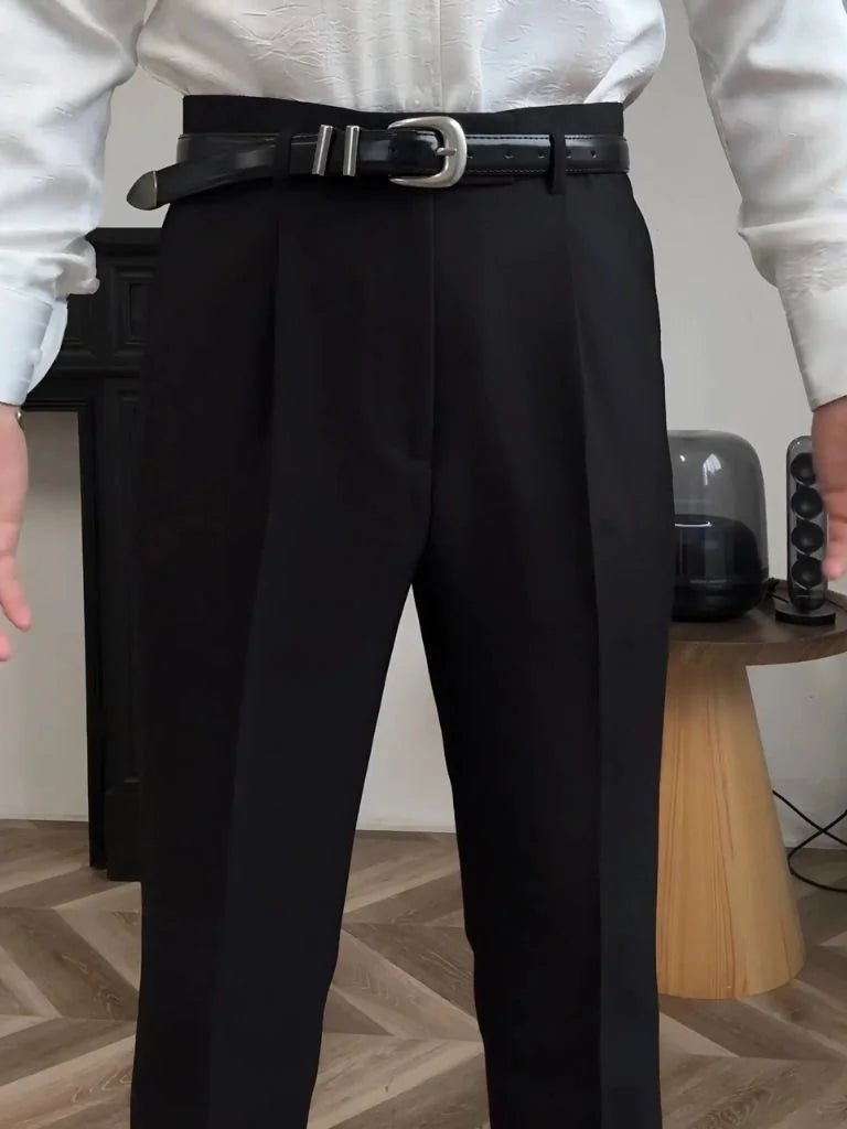 Hollywood Classic Trousers (Belt Included) | Savile & Co.