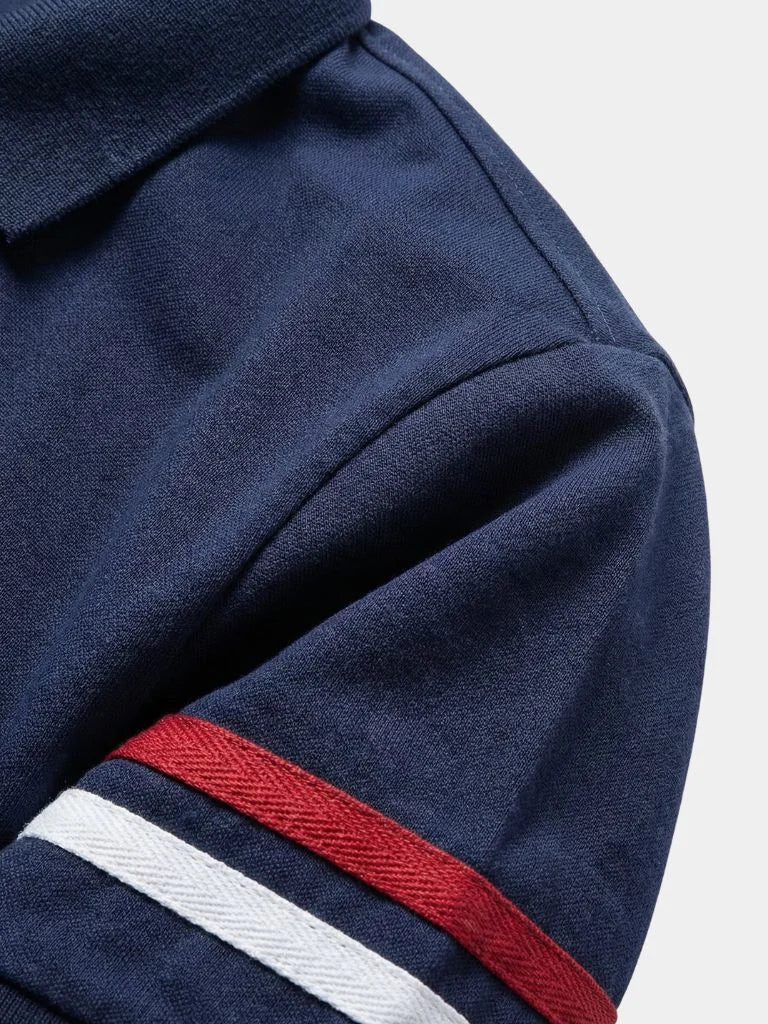 Horizon Striped Polo | Savile & Co.