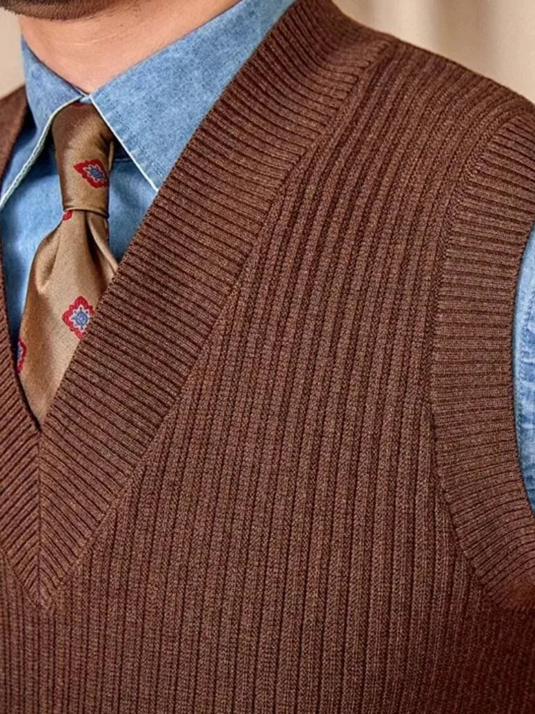 Knit Vest Waistcoat | Savile & Co.