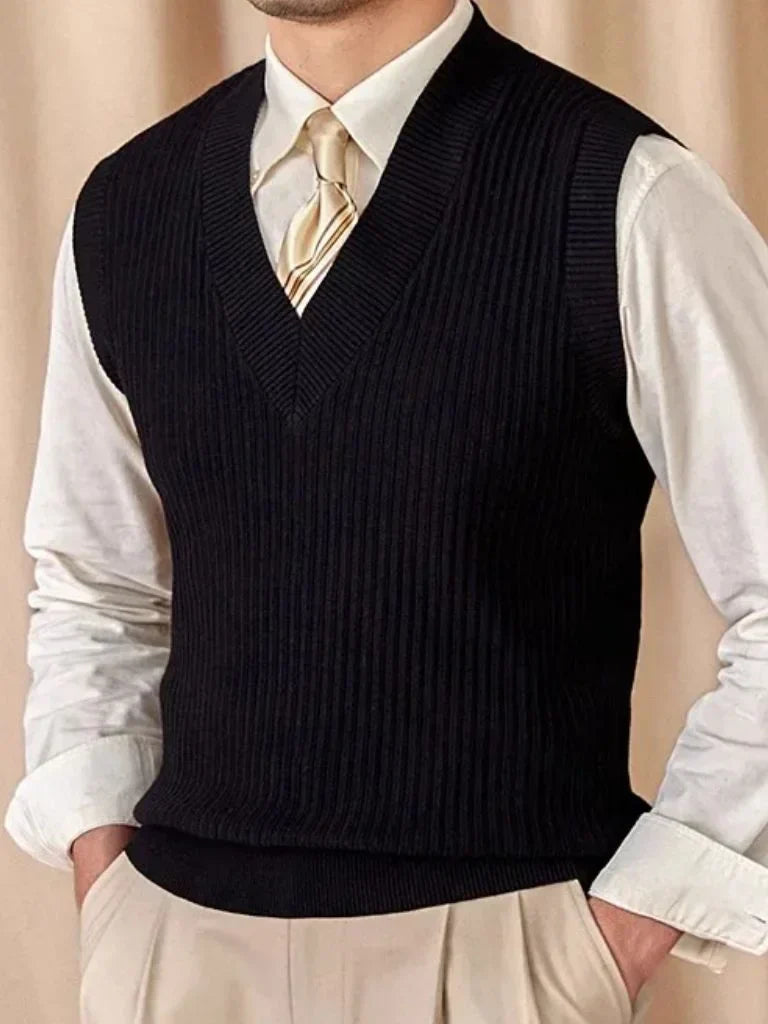 Knit Vest Waistcoat | Savile & Co.