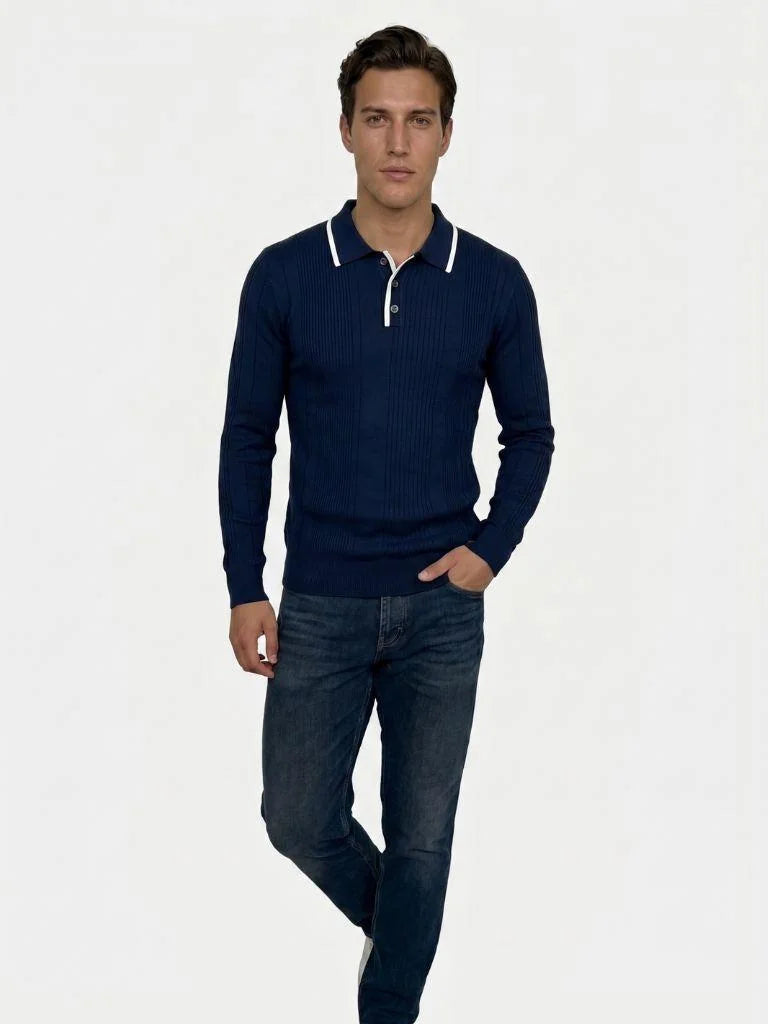 Langford Polo Knit Shirt | Savile & Co.