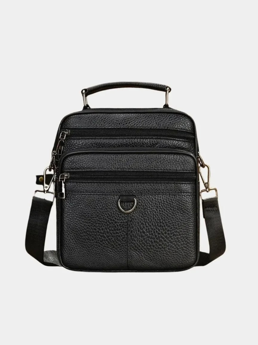 Leather Men's Shoulder Bag | Savile & Co.